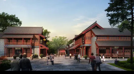 城市改造项目仿古建筑