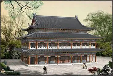 酒店仿古装饰仿古建筑